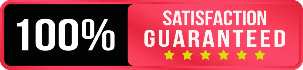 100 satisfaction guarantee